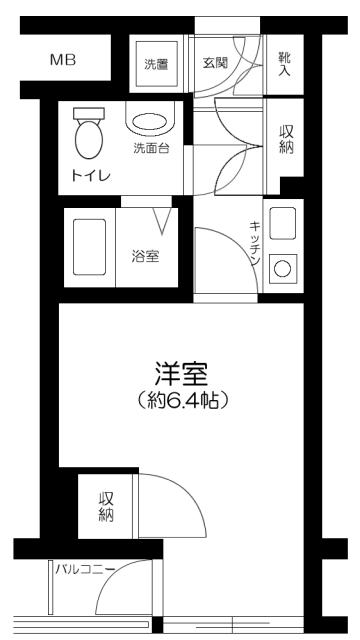 メイクスデザイン白金台 1階階 間取り