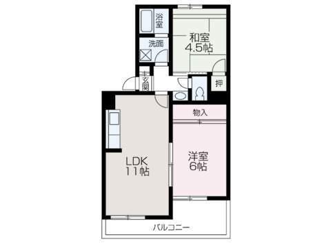ネオマルシェ 2階階 間取り