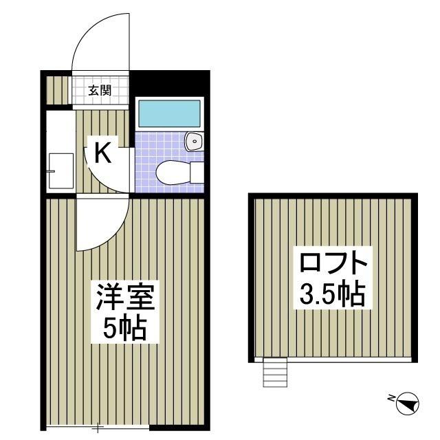 プラザドゥシュバリエ 1階階 間取り
