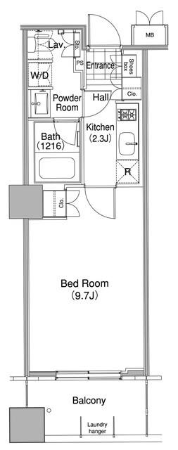 コンフォリア東池袋WEST 3階階 間取り