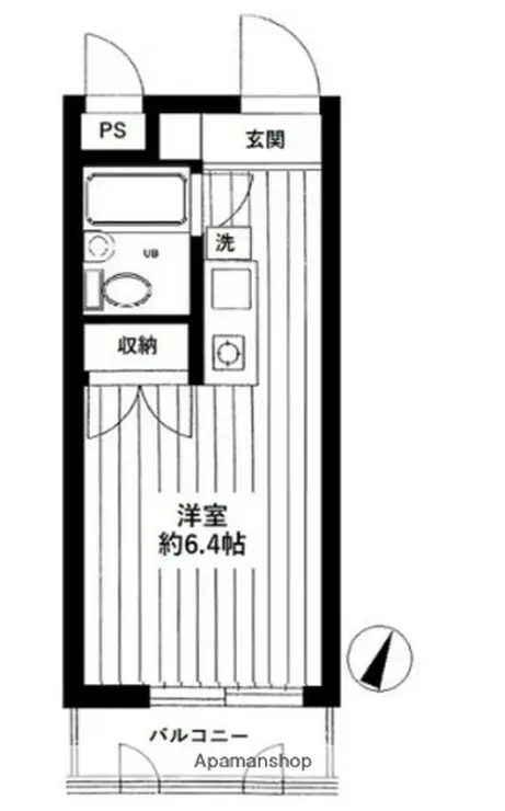 メインステージ中井駅前 2階階 間取り