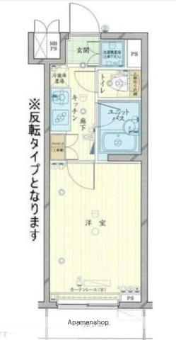 ルーブル鷺宮参番館 2階階 間取り