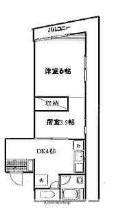 小間屋ビル 4階階 間取り