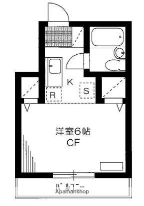 コトーミタ(ワンルーム/3階)の間取り写真