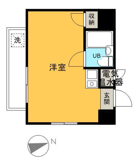 スカイコート中村橋 5階階 間取り