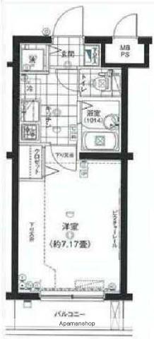 ガリシア江古田 4階階 間取り