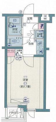 VIDA高井戸 1階階 間取り