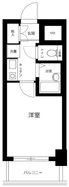 フォルトゥナ日本橋 9階階 間取り