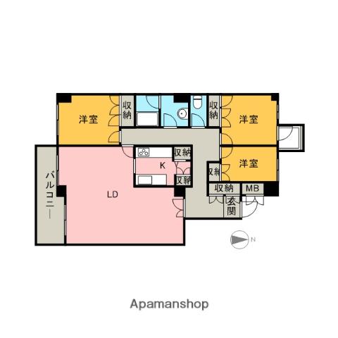 エーデルシュロス 2階階 間取り