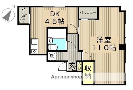 ハイホーム沖田 10階階 間取り