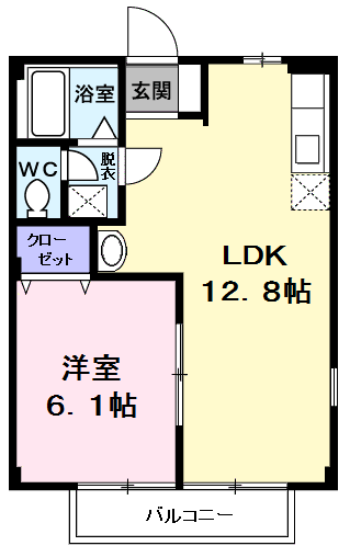 サングリーンコーポ 2階階 間取り