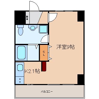 グリシーヌ響 8階階 間取り