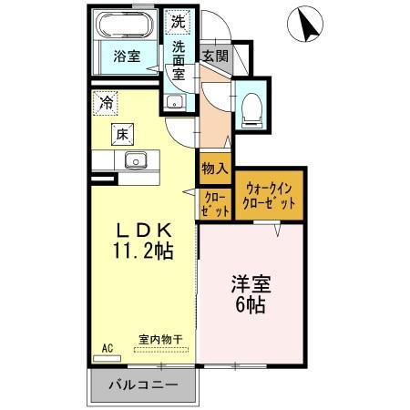 ミルキーコート 1階階 間取り