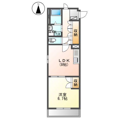ラポール 1階階 間取り