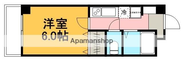 メゾンアカネ(1K/1階)の間取り写真