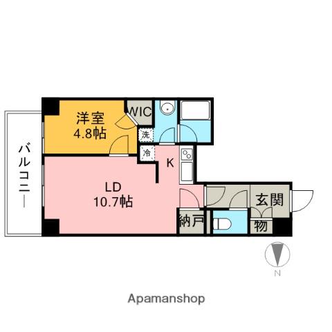 JMFレジデンス赤羽志茂(1LDK/3階)の間取り写真