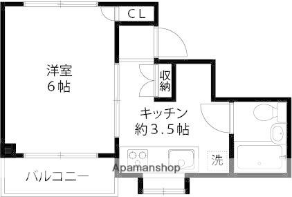 メゾン・ダジュール 6階階 間取り