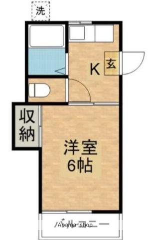 メゾン・ド・ロンドン(1K/1階)の間取り写真