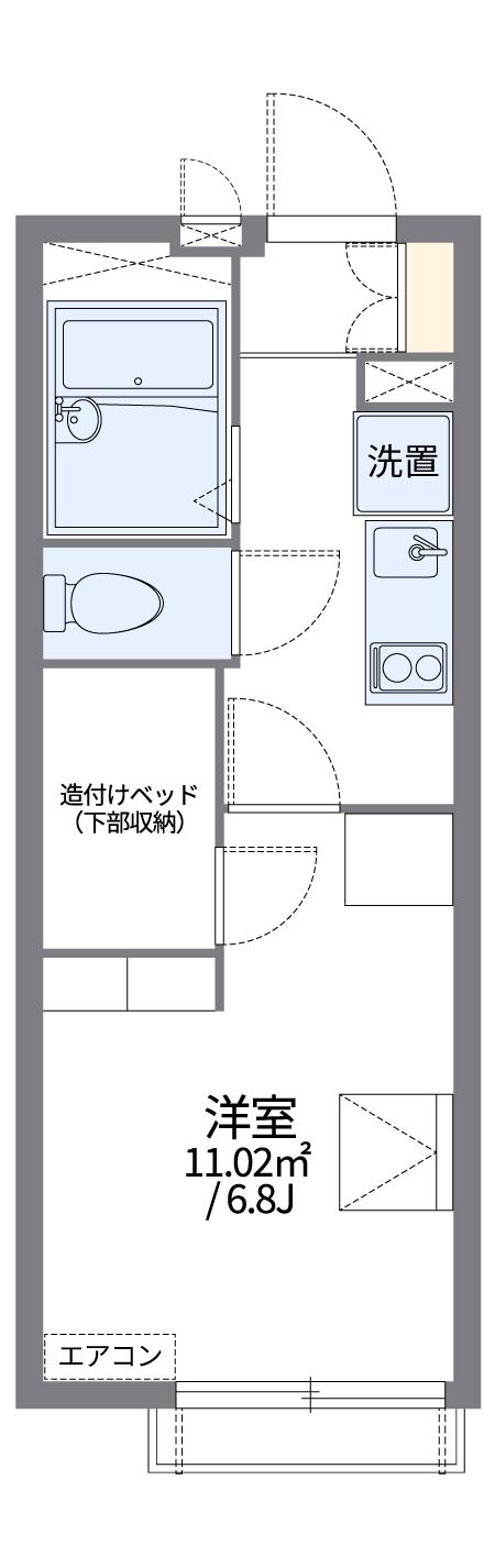 レオパレスサントリーニ 3階階 間取り