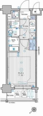 グランド・ガーラ池袋 4階階 間取り