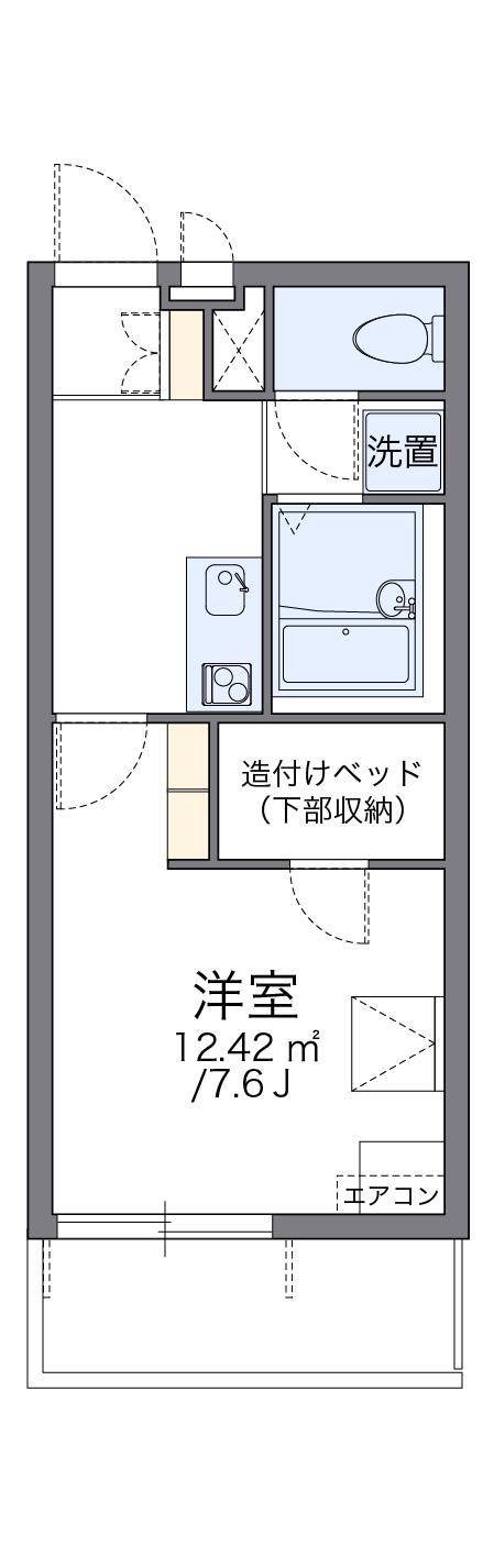 レオパレスサンピエスタ 3階階 間取り