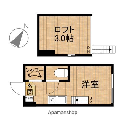 LAVISH赤羽(ワンルーム/1階)の間取り写真