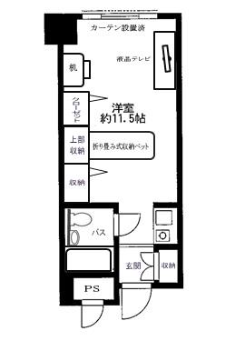 メゾン大塚(ワンルーム/8階)の間取り写真