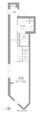 コンポジット王子(1K/3階)の間取り写真