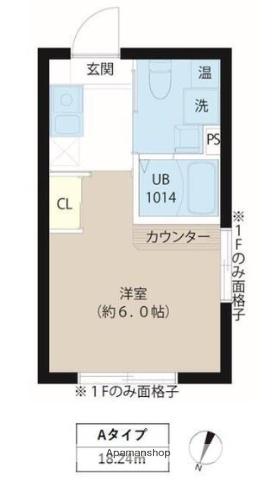 レピュア東十条駅前レジデンス(1K/5階)の間取り写真