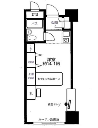 メゾン大塚(ワンルーム/7階)の間取り写真