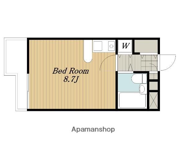 グリンパーク竹の塚(ワンルーム/5階)の間取り写真