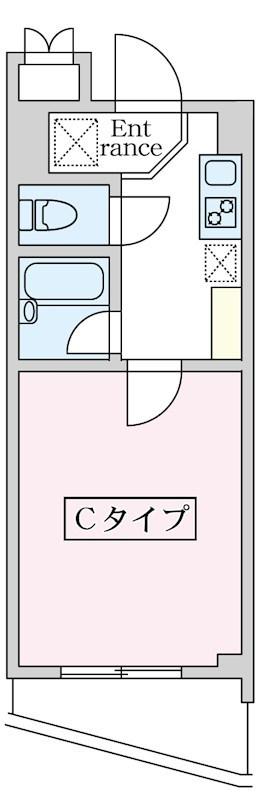 エスティメゾン大塚(1K/4階)の間取り写真