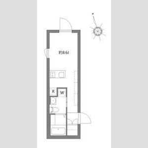 アピチェ板橋本町(ワンルーム/3階)の間取り写真