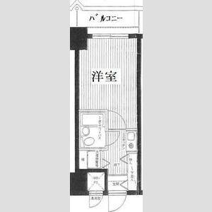 ライオンズプラザ本蓮沼(1K/9階)の間取り写真