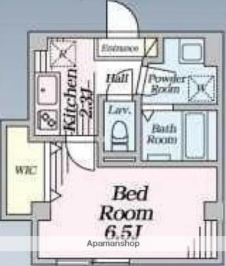 CLAVIUS ZEH(1K/1階)の間取り写真