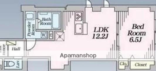 CLAVIUS ZEH(1LDK/1階)の間取り写真