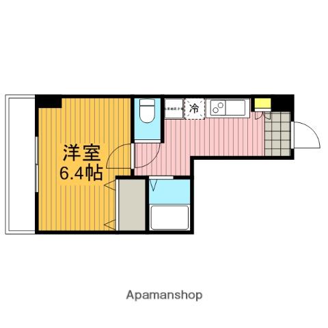 メゾンアカネ(1K/1階)の間取り写真