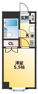 アクトワン 2階階 間取り