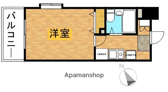 クラッセ国際コーポ池袋(1K/1階)の間取り写真