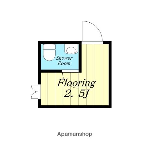 ネスト要(ワンルーム/1階)の間取り写真