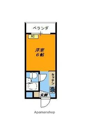 カーサ赤羽(1K/2階)の間取り写真