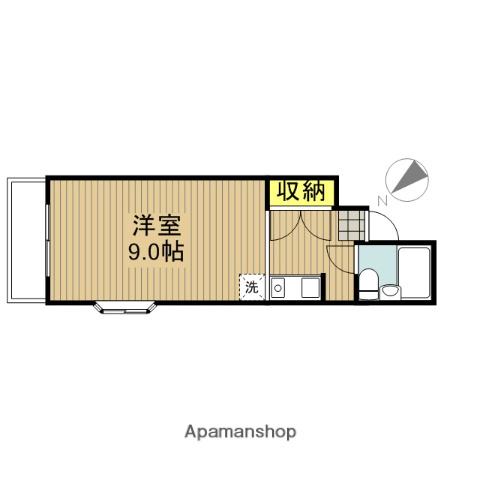 ダイヤモンドレジデンス南大塚(ワンルーム/2階)の間取り写真