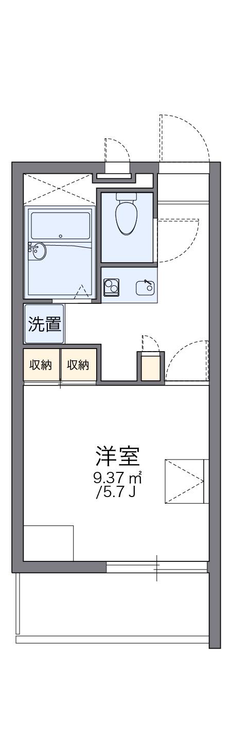レオパレスウィングトダパーク 3階階 間取り