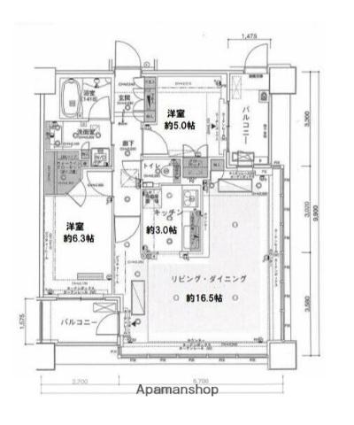アウルタワー 29階階 間取り
