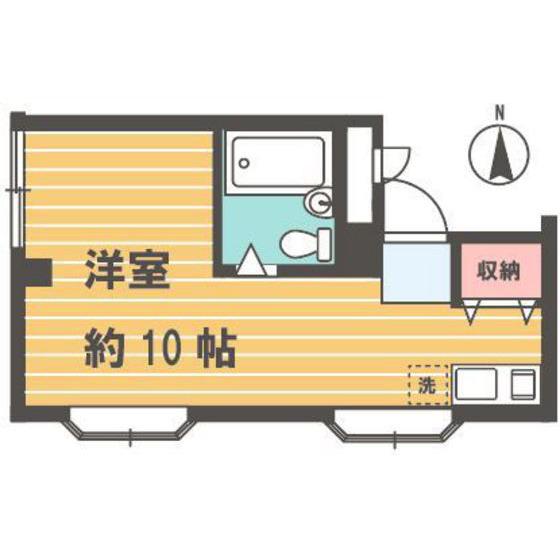 コーボルト五反野(ワンルーム/2階)の間取り写真