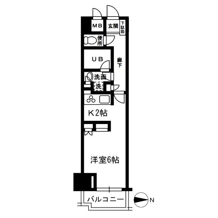 レジディア目白 4階階 間取り