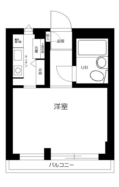 ピアレス上池袋(ワンルーム/1階)の間取り写真