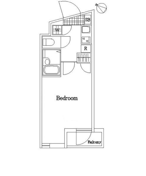 パレ・ホームズ西高島平(1K/3階)の間取り写真