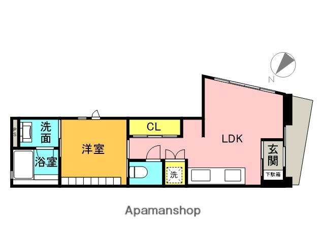 ブランナクレ新大塚(1LDK/1階)の間取り写真