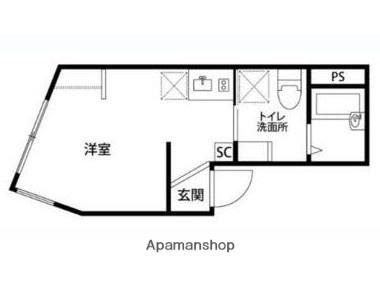 REBERTY東十条(ワンルーム/1階)の間取り写真